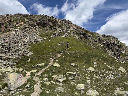 Foto von Han en Christa Jordaan entlang der Tour