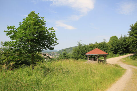 Blick auf die Hannesen-Hütte