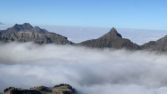 Zdjęcie z Reto Semadeni wzdłuż trasy