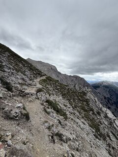 Photo de Alexandra le long du parcours