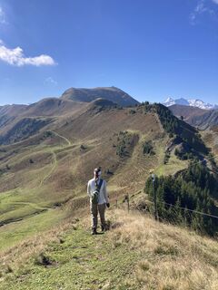 Foto de Luke Ansell a lo largo del recorrido