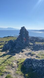 Fotografia z Franz Steiner na trase