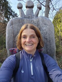 Fotografia z Barbara Galle na trase