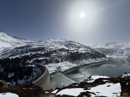 Zdjęcie z Jelena Kuehn wzdłuż trasy