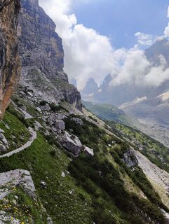 Photo de Rita Lubbers le long du parcours
