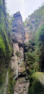 Foto von Moni entlang der Tour