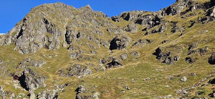 Photo de Elfriede Moessler le long du parcours