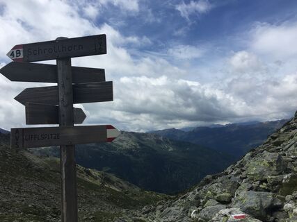 Pfannscharte mit Blick ins Großalmtal