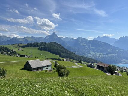 Foto von Silvia Hollenstein entlang der Tour