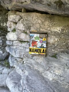 Foto von tobias entlang der Tour