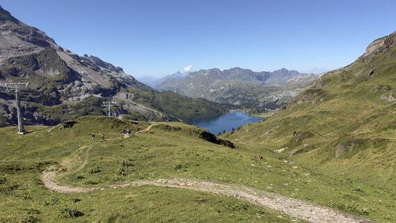 Foto von Peter Burki entlang der Tour