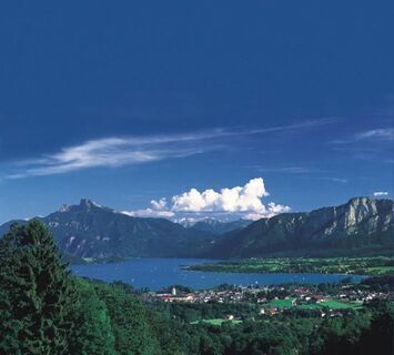 Blick auf den zauberhaften Mondsee. Fotograf: Hr.Wolfgang Weinhäupl 