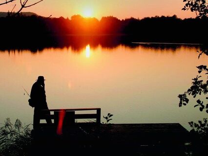 Abendstimmung am Breitenauer See