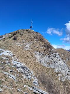 Zdjęcie z Marco Pezzuolo wzdłuż trasy