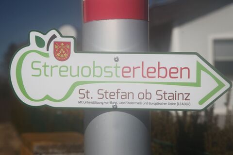Beschilderung des Streuobst-Wanderwegs