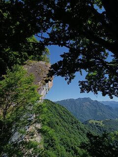Foto von Aner entlang der Tour