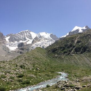 Piz Bernina und Piz Rosatsch