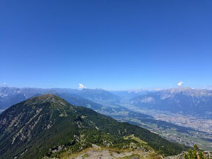 Photo de Andrea Treichl le long du parcours