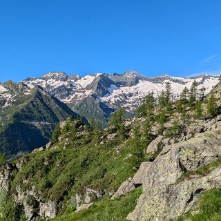 Panorama in Richtung Val Servin