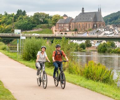 Saar-Radweg bei Saarburg 1
