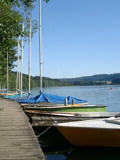 Bootssteg am Illmensee