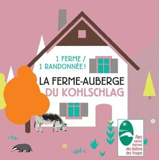 Ein Bauernhof, eine Wanderung: Ferme-auberge du Kohlschlag