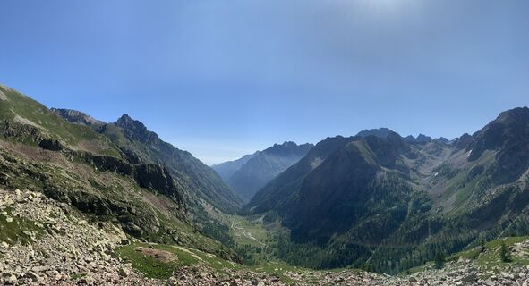 Photo de Toni Lerda le long du parcours
