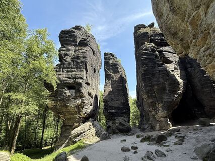 Foto de Norbert Herbig a lo largo del recorrido
