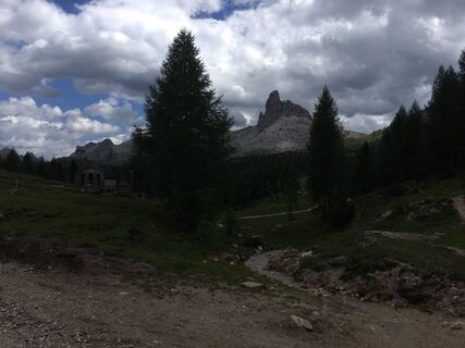 Foto von Frédéric Lagandré entlang der Tour