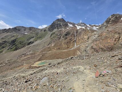 Foto von Gudrun Lippert entlang der Tour