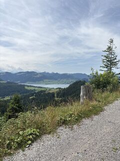 Foto von Andrea Anliker entlang der Tour