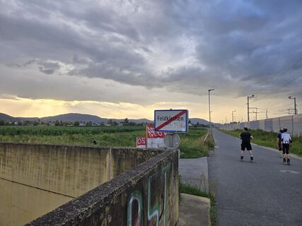 Foto von Nina Isele entlang der Tour