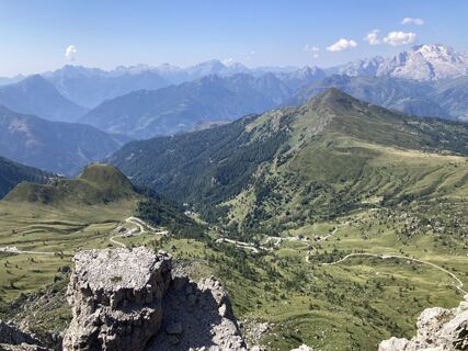 Foto von Marilena Locatelli entlang der Tour