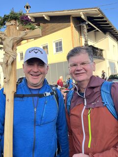 Foto von Bernhard Koller entlang der Tour