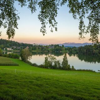 Blick von Westen auf den Maltschacher See