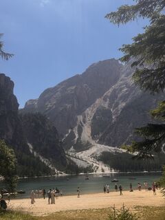 Foto von Nataša Jevsnik entlang der Tour