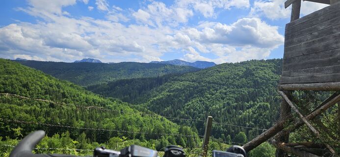Foto von Johann Schallinger entlang der Tour