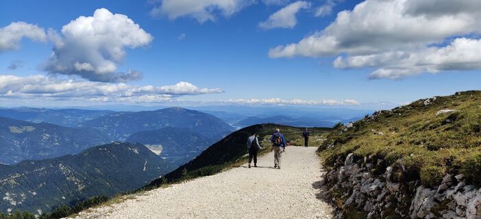 Foto von Andrea Flechl entlang der Tour