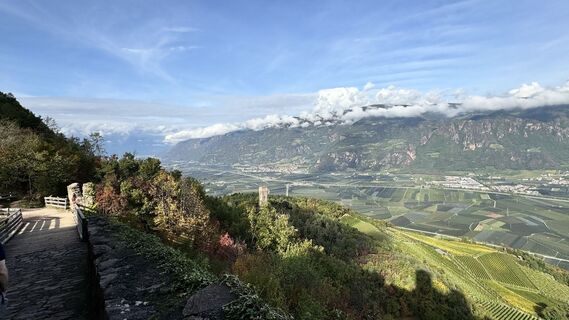 Foto von Nicole Eichmanns entlang der Tour