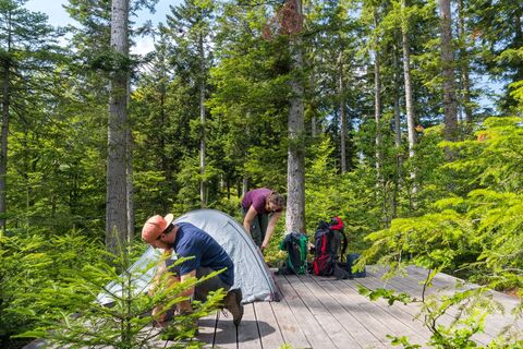 Trekking-Camp Erdbeerloch
