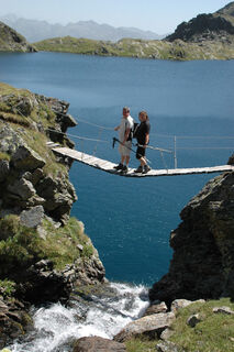 Brücke bei der Wangenitzsee Hütte