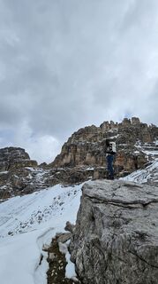 Foto von Sophie Kleedorfer entlang der Tour