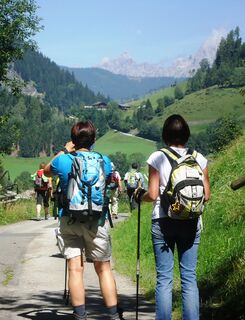 Blick ins Dientner Tal mit Schönfeldspitze