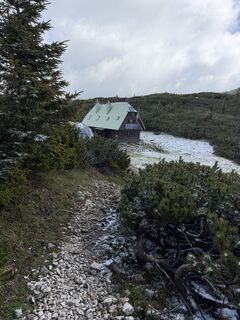 Foto de Luca Pirker a lo largo del recorrido