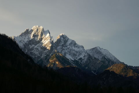 Morgensonne am Admonter Reichenstein