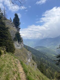 Photo de Hans-Heinrich Mai le long du parcours