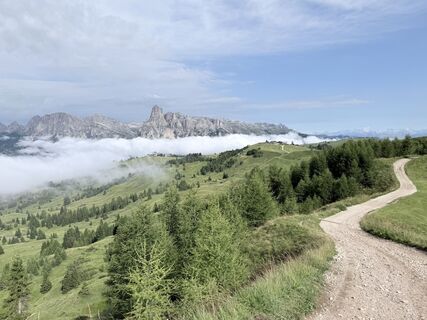 Foto de michele angelini a lo largo del recorrido