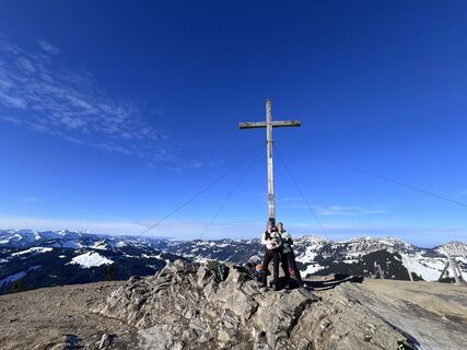 Fotografia z Maria Metzler na trase