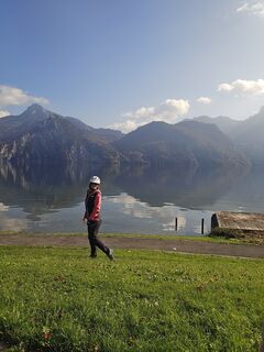 Foto de Emillie Gessert a lo largo del recorrido