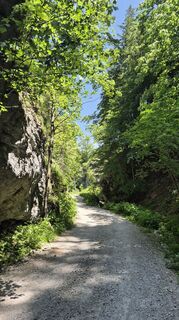 Foto von Claudia Maurer entlang der Tour